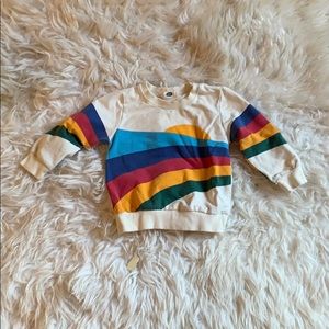 Toddler multi color sweatshirt.